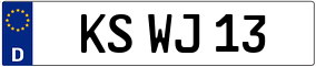 Truck License Plate